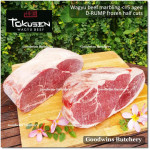 Beef D-RUMP WAGYU TOKUSEN marbling <=5 aged frozen half cuts +/- 3.5 kg/pc (price/kg)